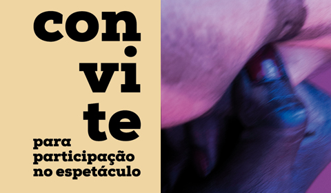 Convite para participação no espetáculo - BARRO -